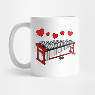 Valentines Vibraphone Vibraphonist Wedding Musician Mug